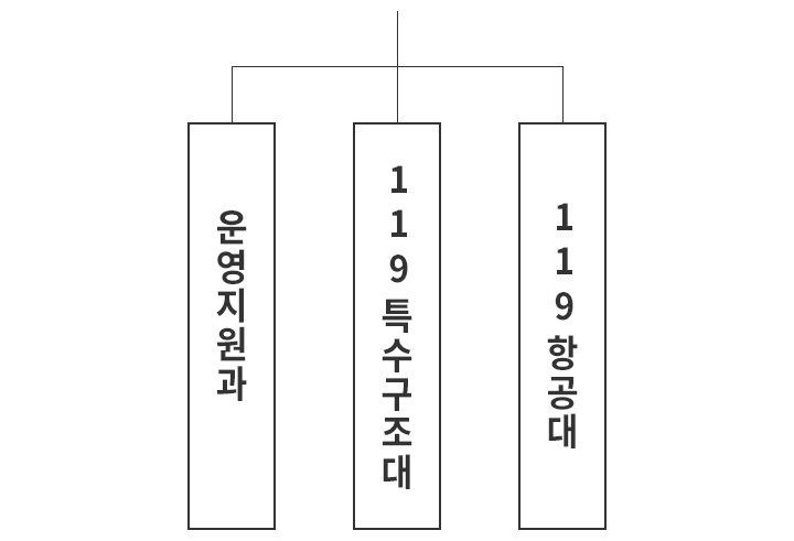 119특수대응단 기구조직표