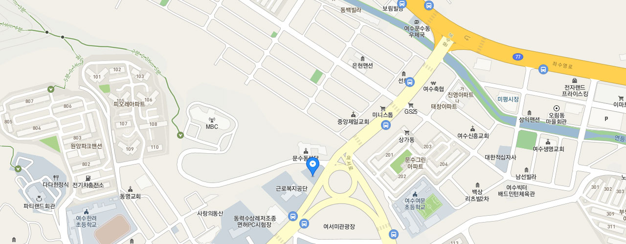 여서119안전센터 지도