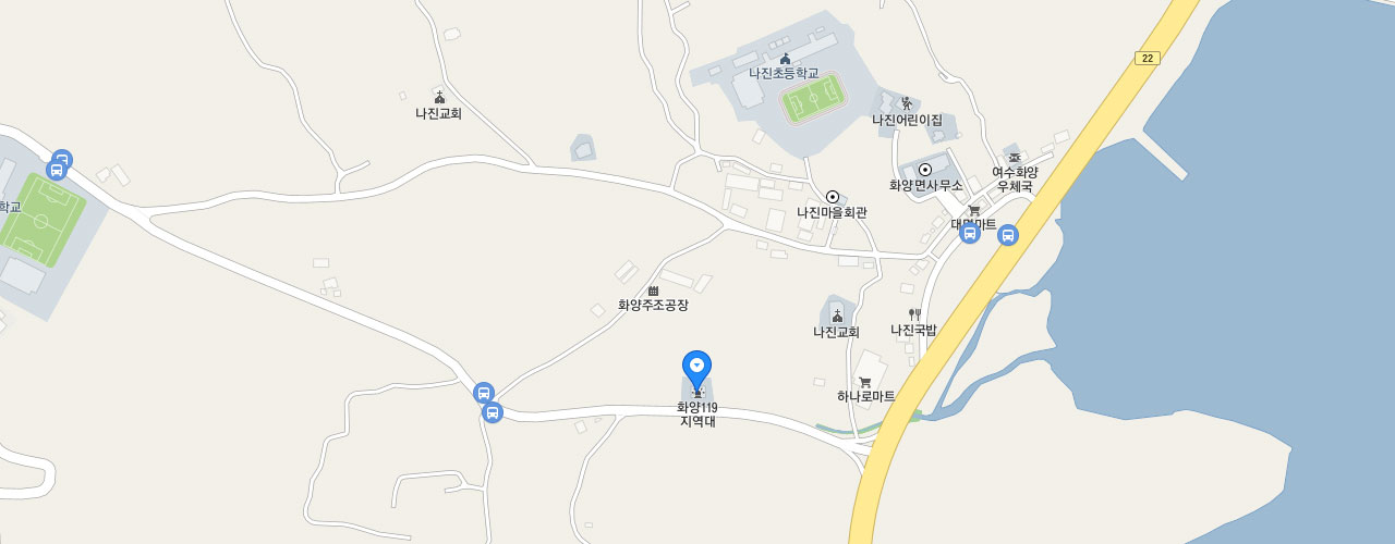 화양119지역대 지도