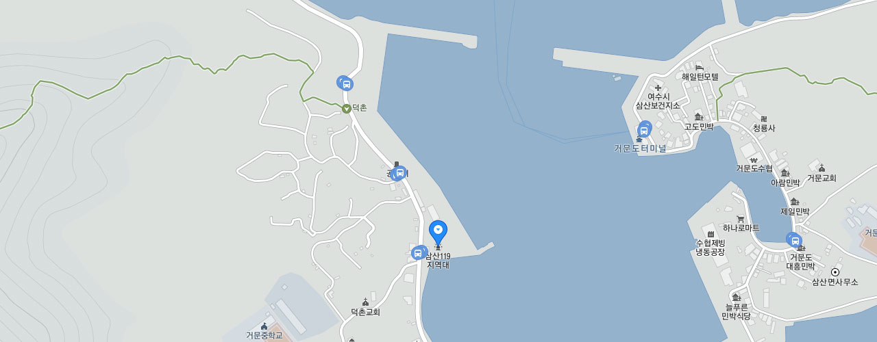 삼산119지역대 지도