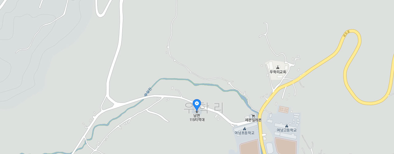 남면119지역대 지도