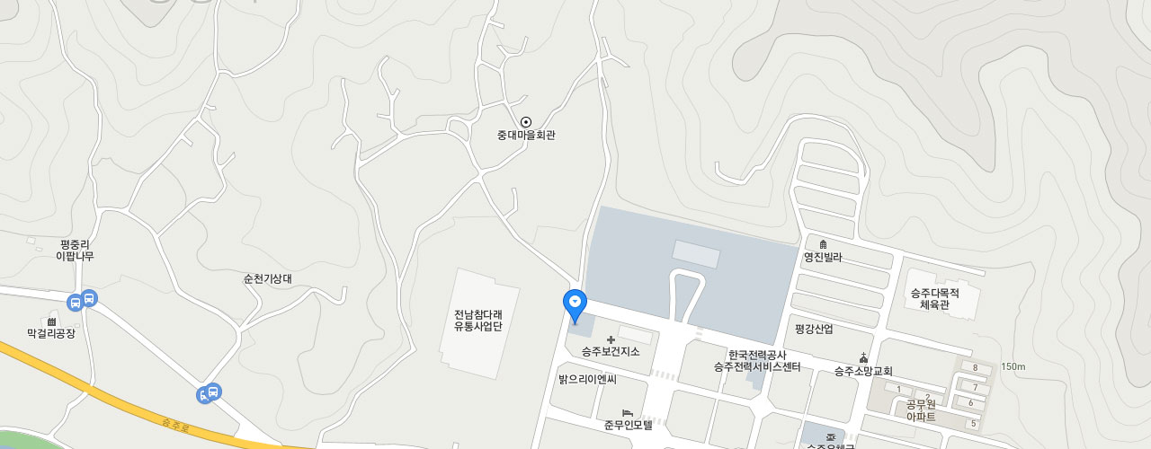 승주119안전센터 지도