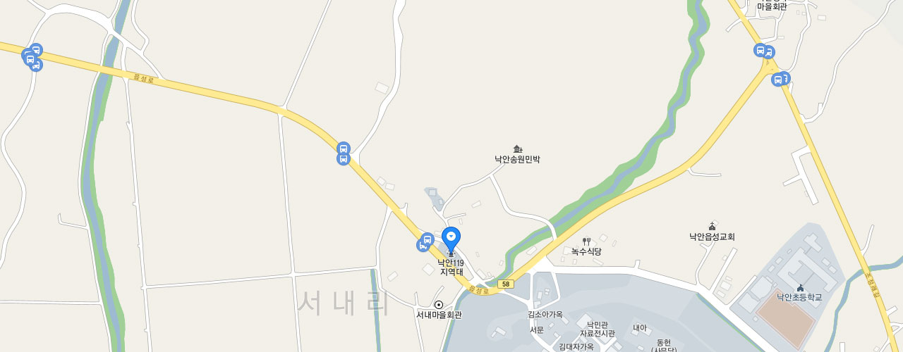 낙안119지역대 지도