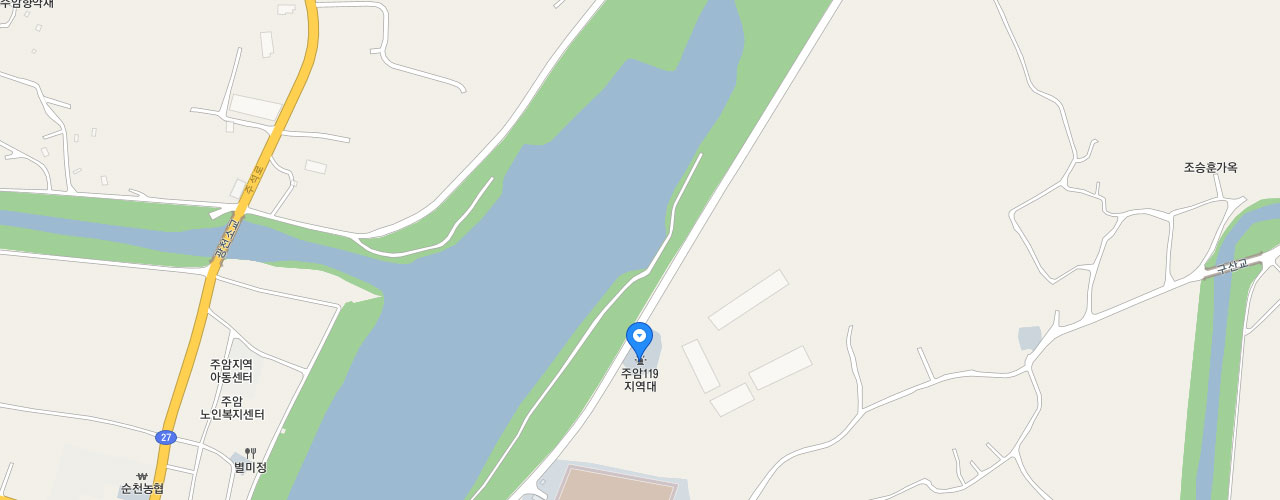 주암119지역대 지도
