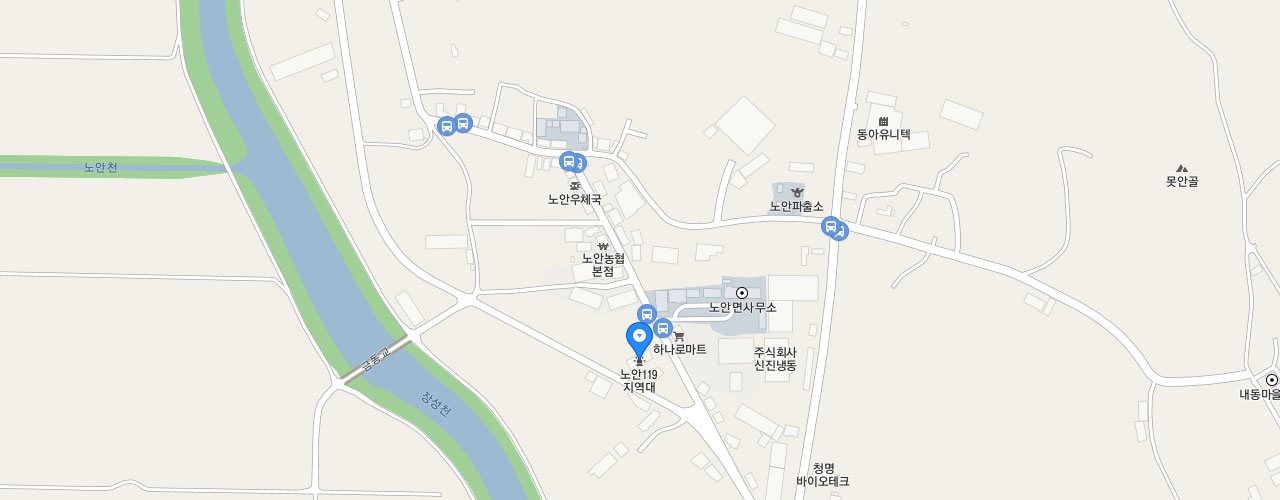 노안119지역대 지도