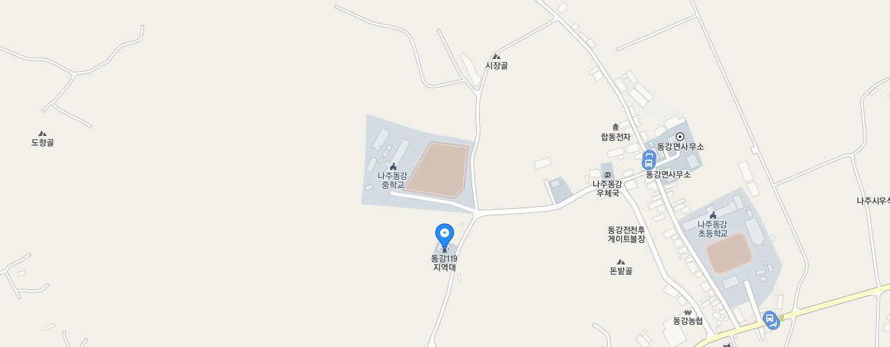 동강119지역대 지도