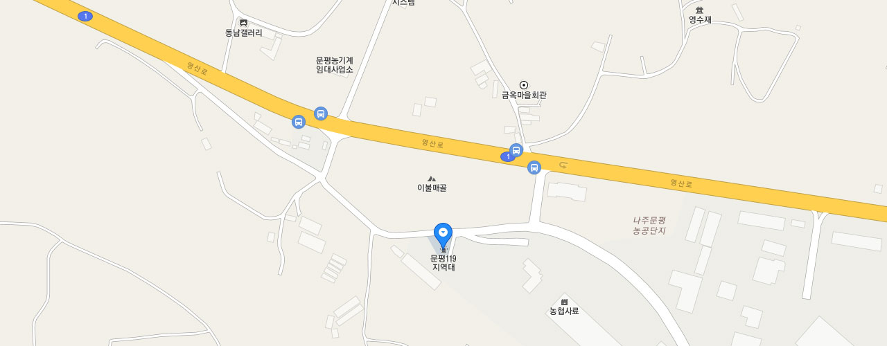문평119지역대 지도