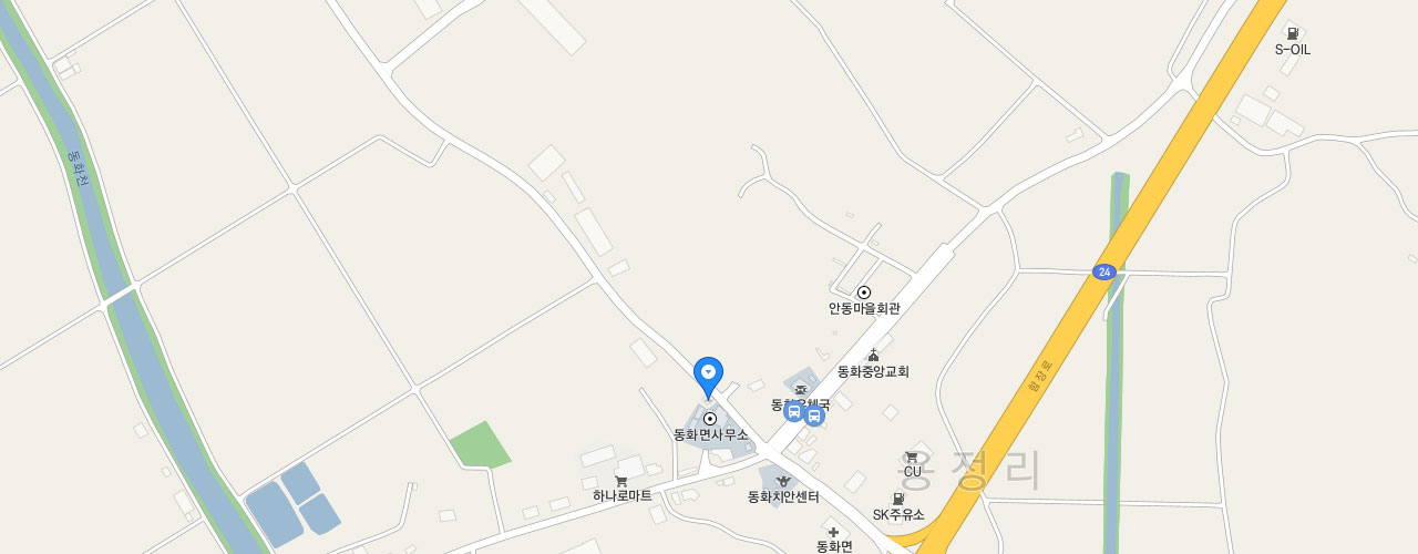 동화119지역대 지도