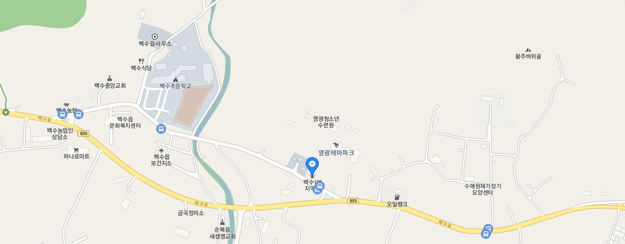 백수119지역대 지도