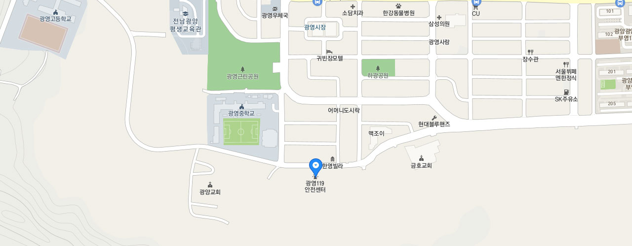 광영119안전센터 지도