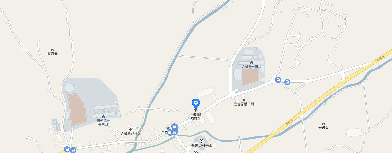 손불119지역대 지도