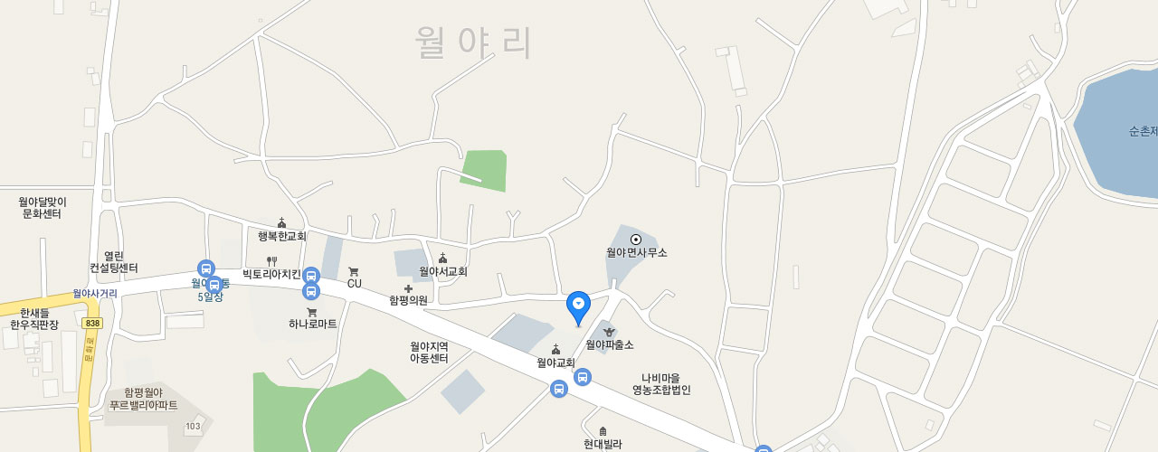 월야119지역대 지도