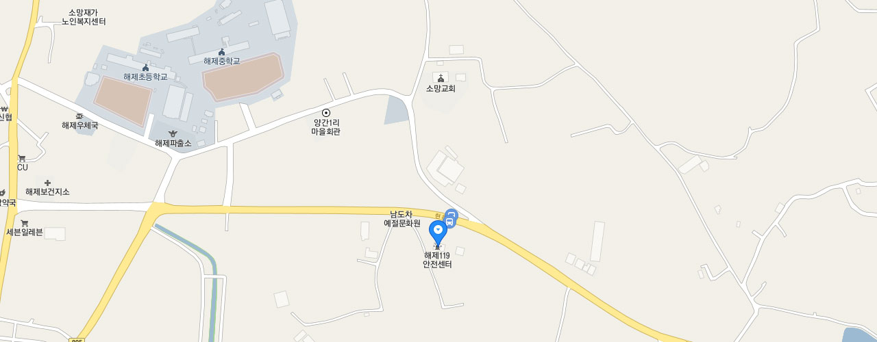 해제119안전센터 지도
