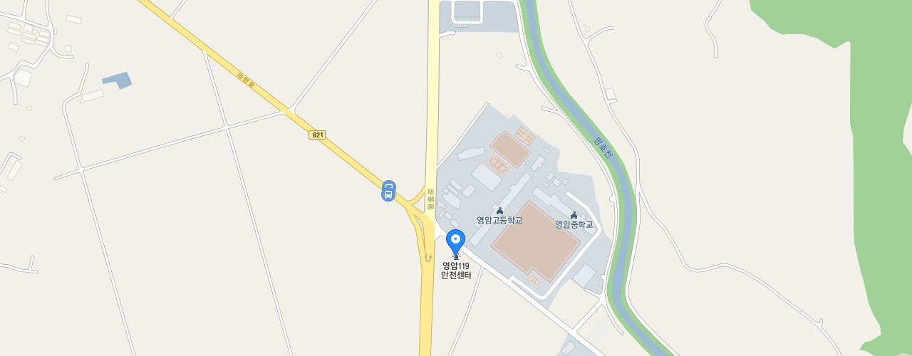 영암119안전센터 지도