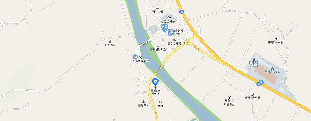 금정119지역대 지도