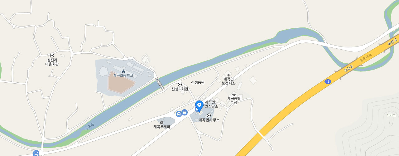 계곡119지역대 지도