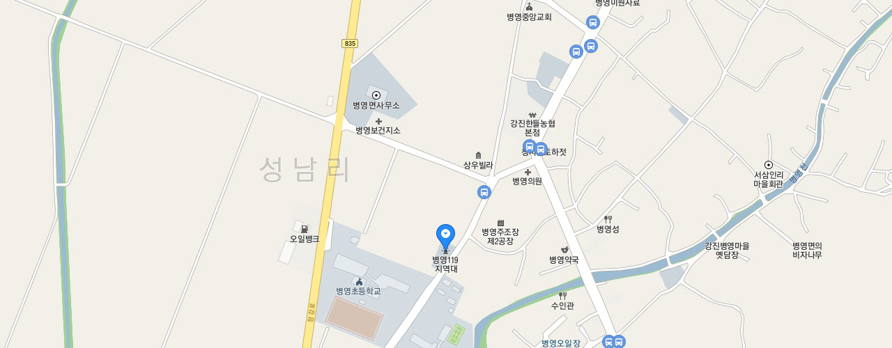 병영119지역대 지도
