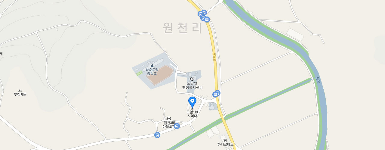 도암119지역대 지도