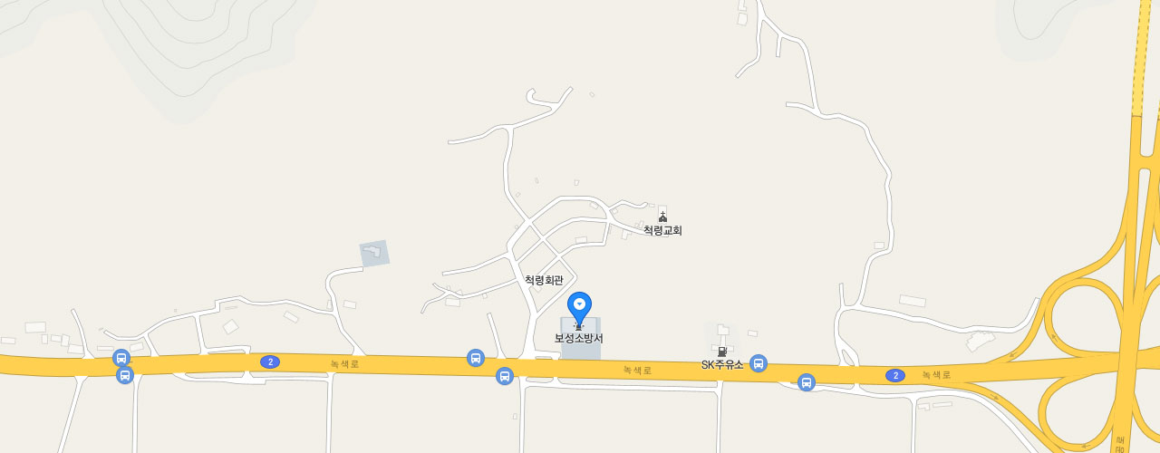 보성소방서 지도