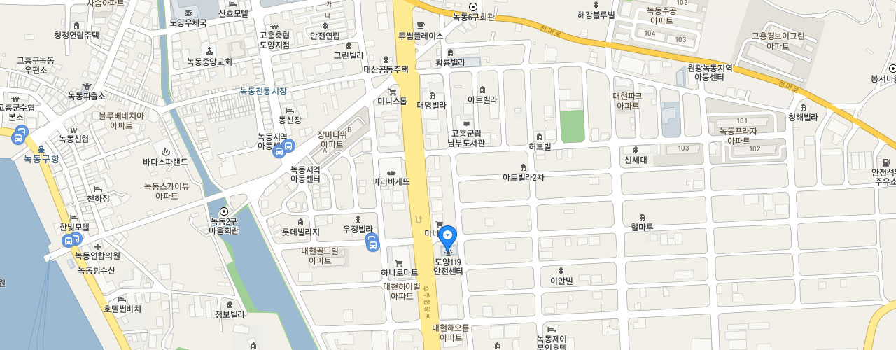 도양119안전센터 지도