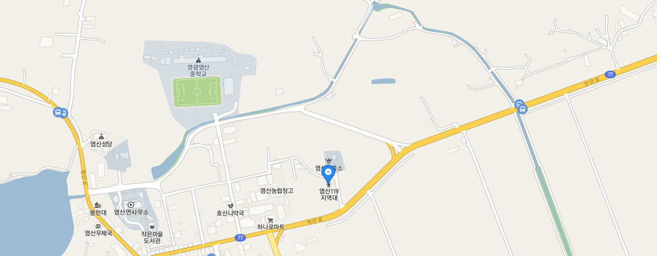 염산119지역대 지도