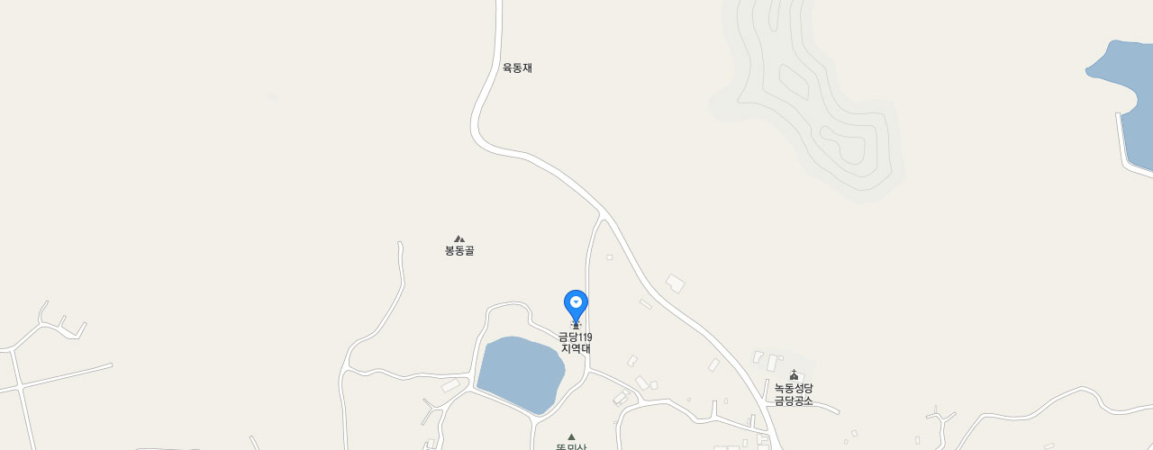 금당119지역대 지도