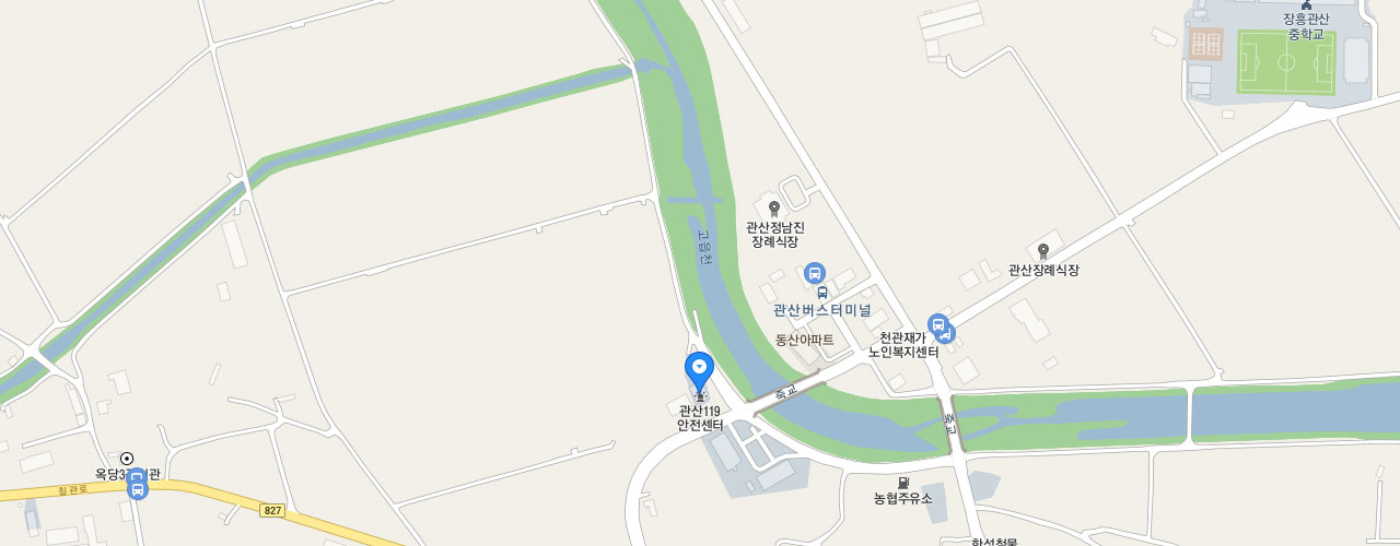관산119안전센터 지도