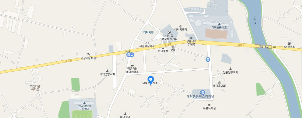대덕119지역대 지도