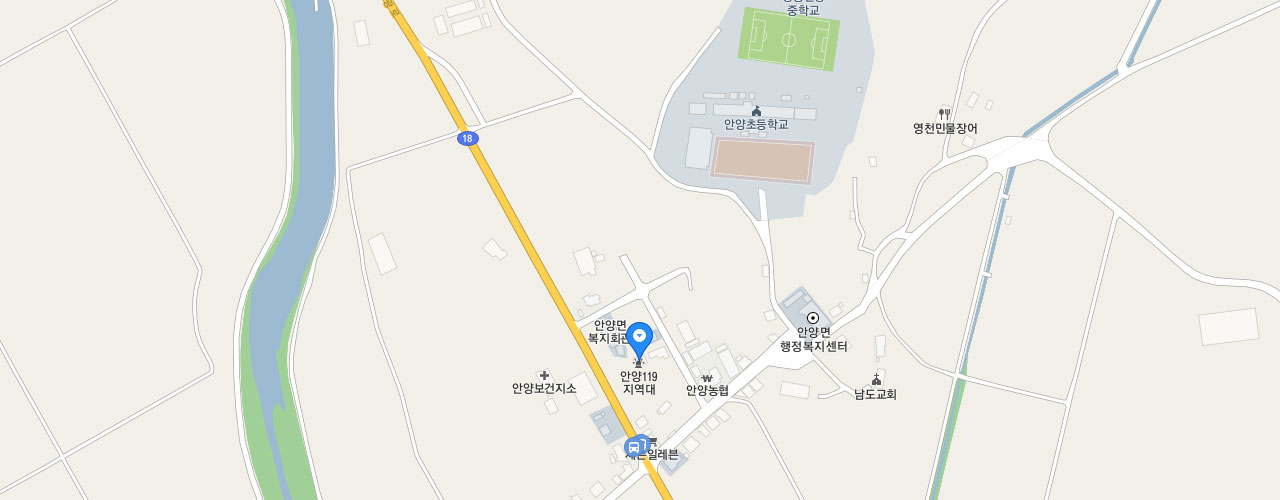 안양119지역대 지도