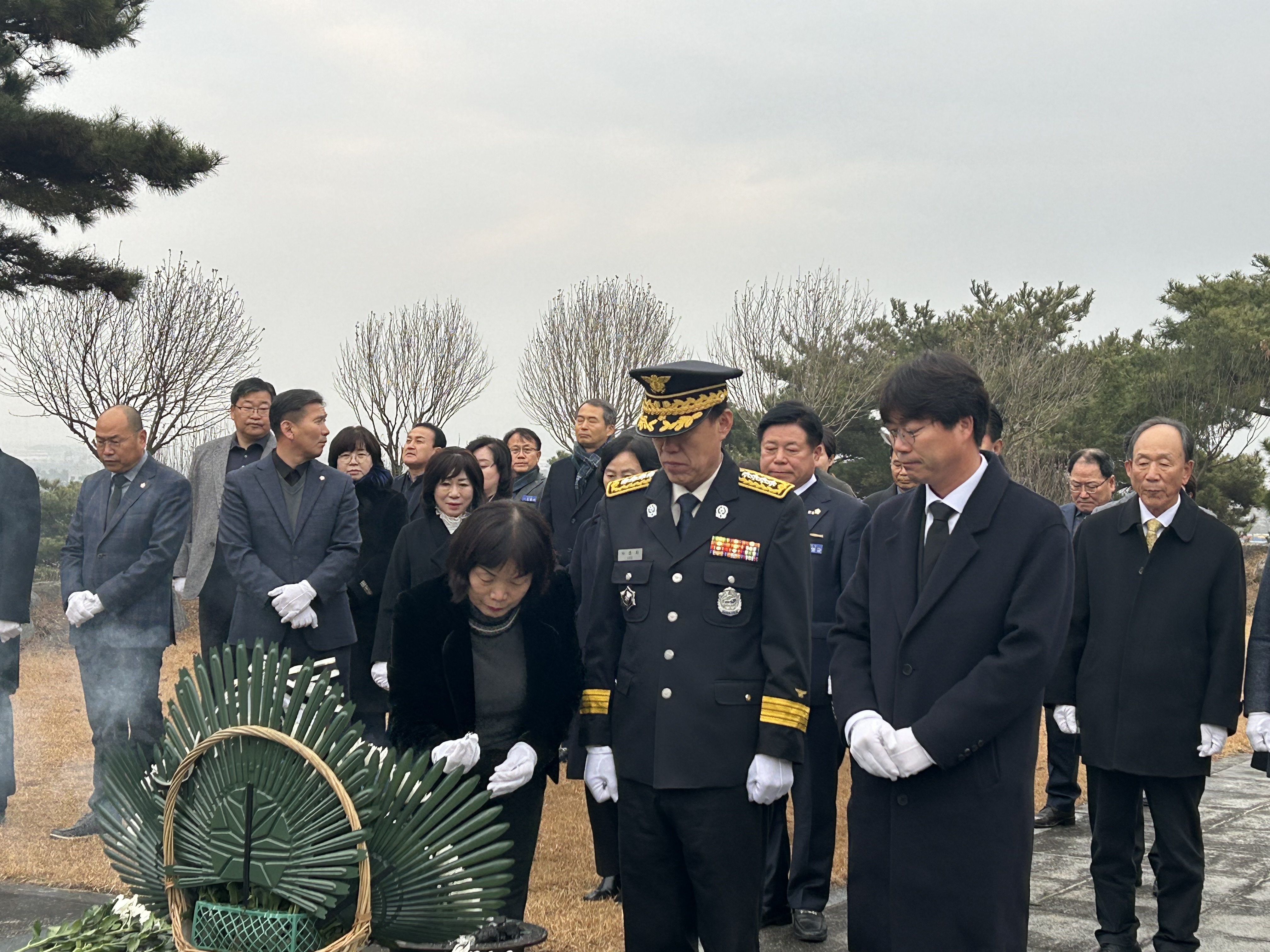 24. 1. 2. 갑진년 곡성 충의탑 신년참배 참석.jpeg 이미지입니다.